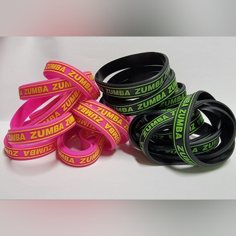 Zumba Everywear Rubber Bracelets 25pk Multi-Color